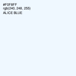 #F0F8FF - Alice Blue Color Image